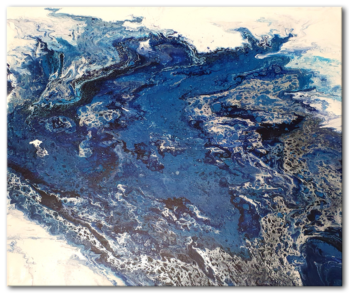 blue splash