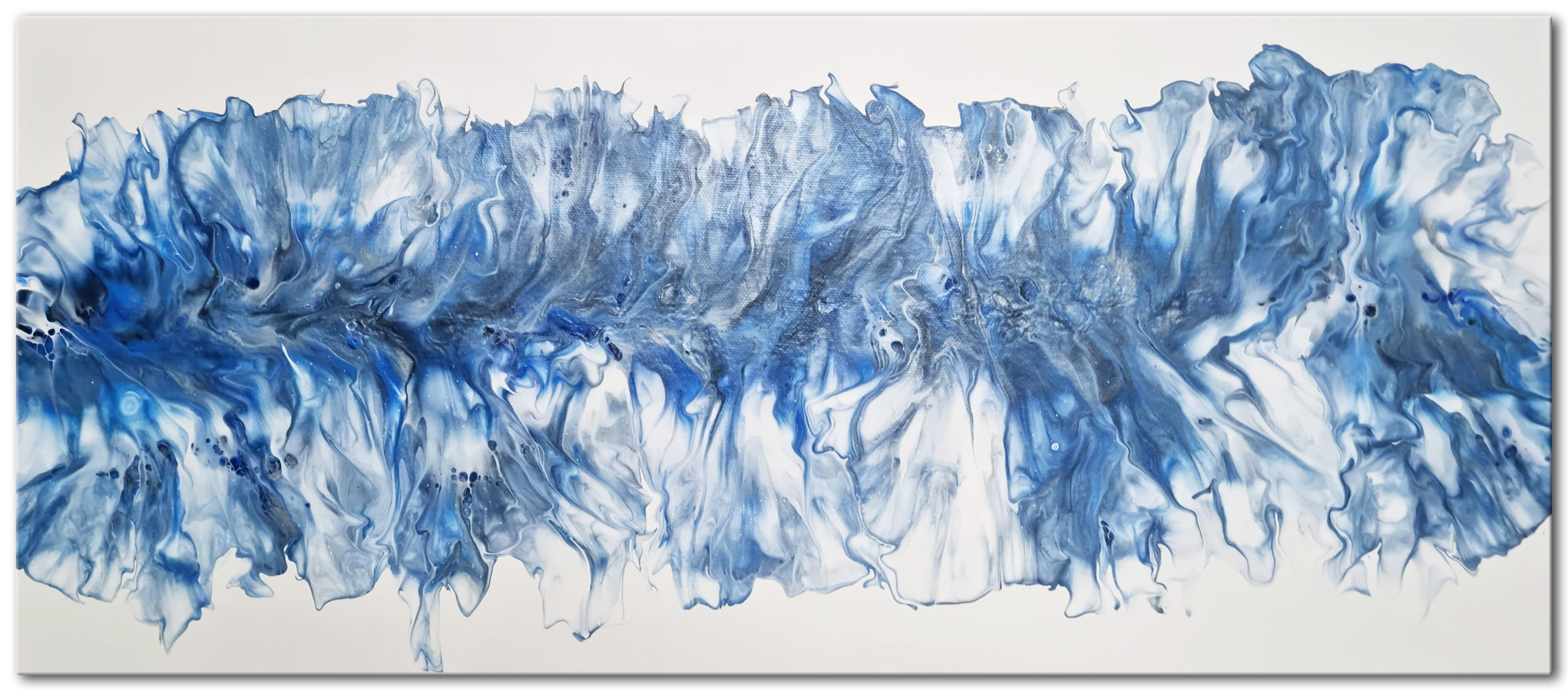 blue blowed line