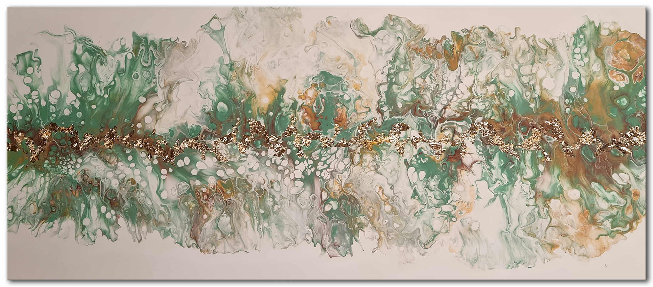 gold green cloud