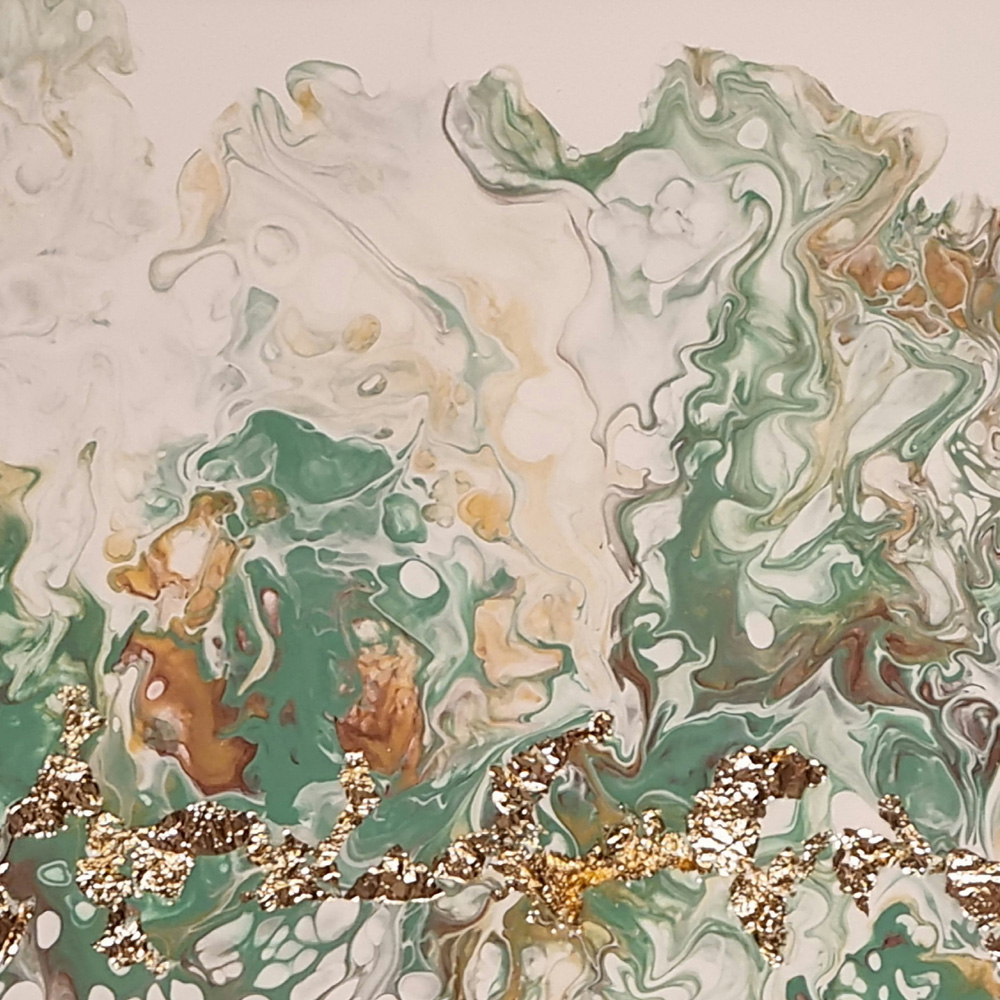 gold green cloud - 3